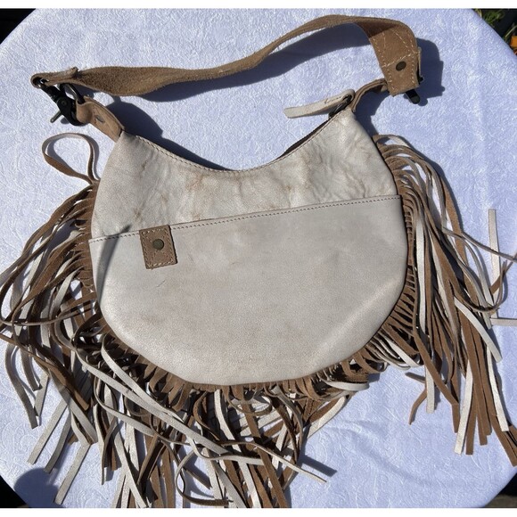 New STS Ranchwear Cremello Nellie Fringe Concealed Carry Shoulder Bag Western - Picture 5 of 12